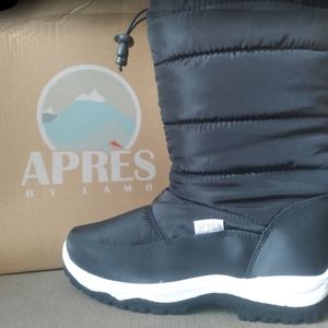 APRÉS ESTELLE by LAMO WOMEN'S SNOW BOOTS US SZ 8 Black